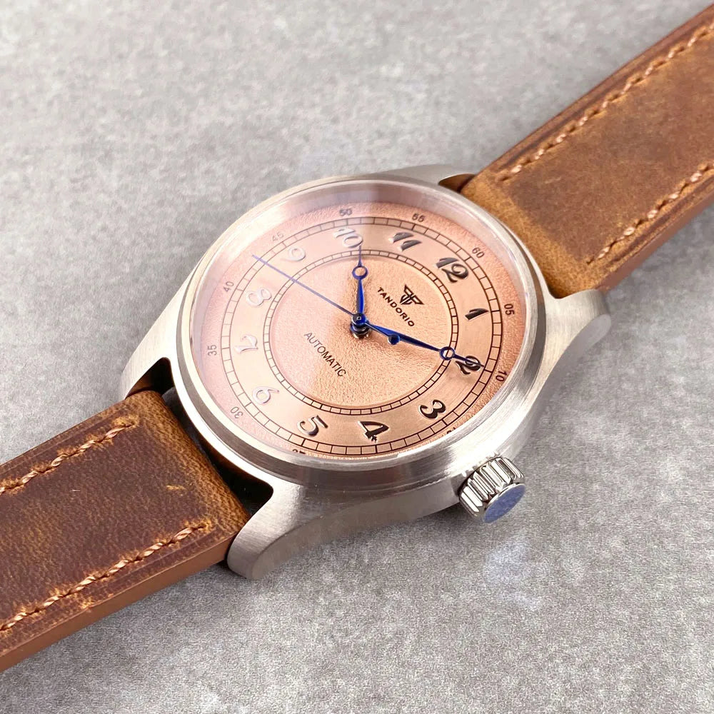 Titanium 39mm Tandorio 20ATM Dive Miyota NH35 PT Automatic Mechanical Watch Men Sapphire Leisure Wristwatch Waterproof Watches
