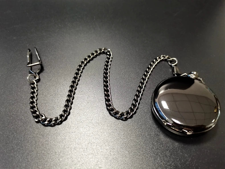 Silver Stainless Steel Watch Chains Black Gold Bronze Classic Chains Watches Accessories for Pocket Watches Mens Gift