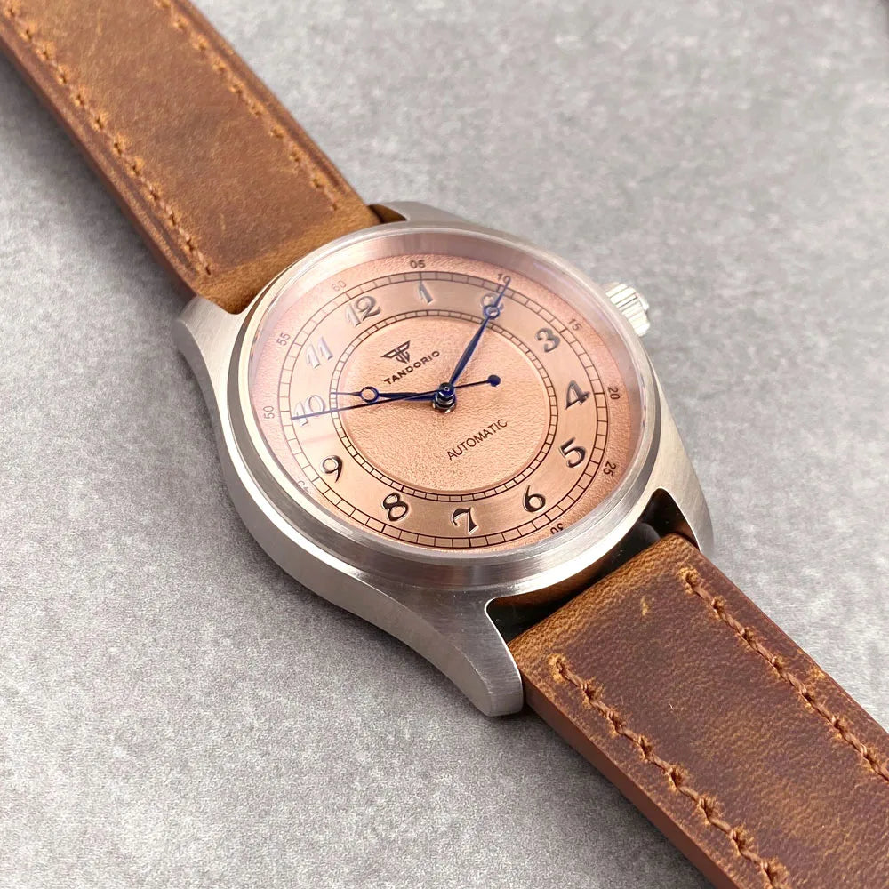 Titanium 39mm Tandorio 20ATM Dive Miyota NH35 PT Automatic Mechanical Watch Men Sapphire Leisure Wristwatch Waterproof Watches