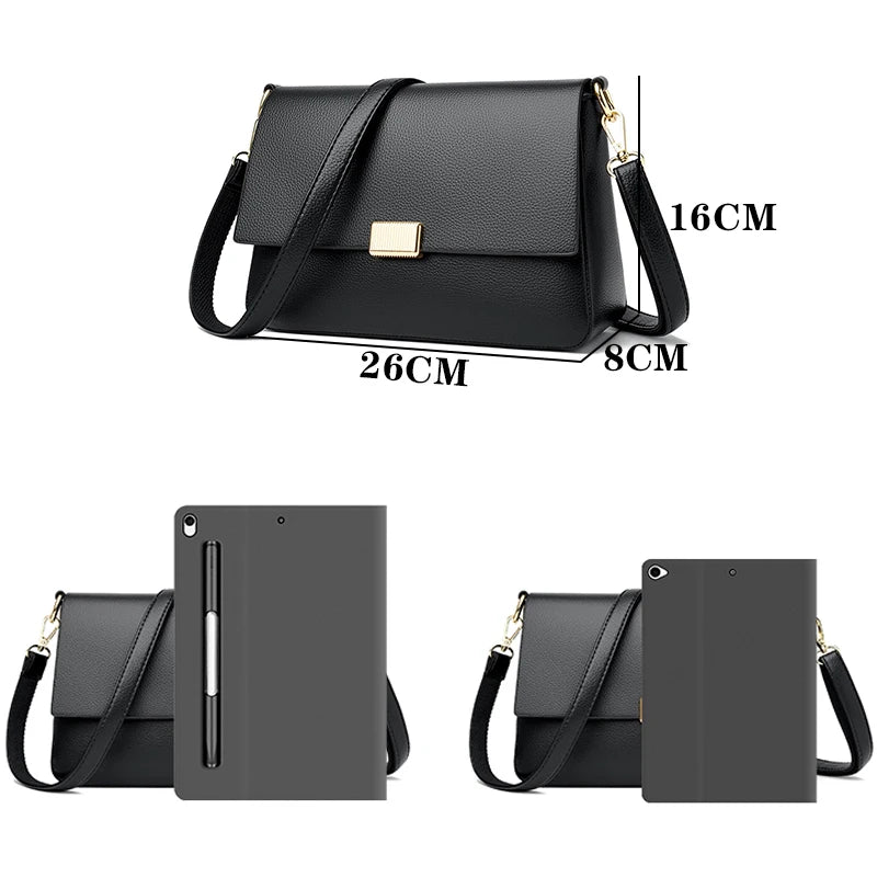 2024 Crossbody Bag For Women Fashion Small PU Leather Shoulder Bags Luxury Designer Quilted Female Zipper Purse And Handbags