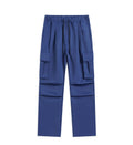 Streetwear Men's Workwear Wide Leg Pants Summer Autumn Loose High Street Black Cargo Trousers Men Vintage Multi-pocket Hooligan