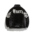 Streetwear Men's Hip-hop Embroidery Stand Up Collar Cotton Jacket Men's Thick Warm Men's Winter Fashion New Jacket