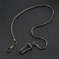 Silver Stainless Steel Watch Chains Black Gold Bronze Classic Chains Watches Accessories for Pocket Watches Mens Gift