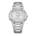 New Rhinestone Men's Watch Business Casual Waterproof Calendar Luminous Quartz Wristwatch Fashion Watches for Men reloj hombre