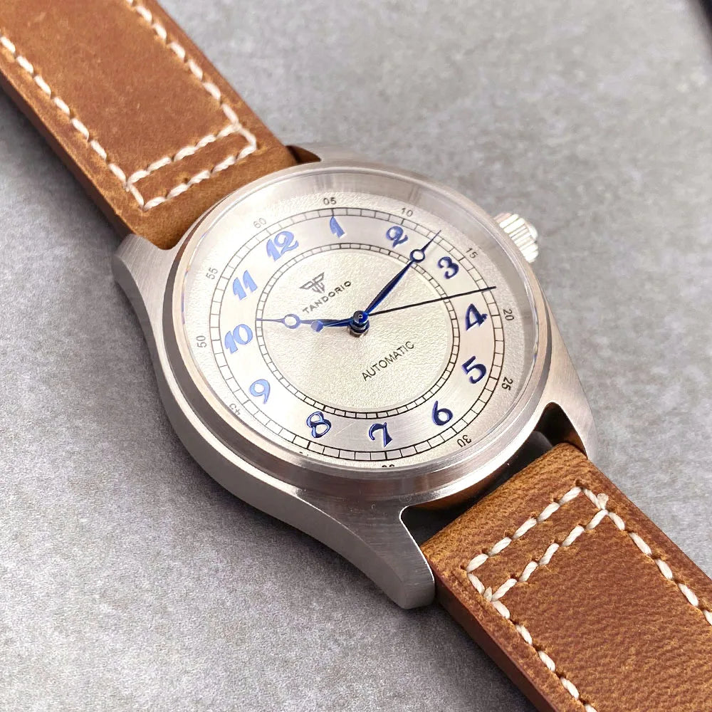 Titanium 39mm Tandorio 20ATM Dive Miyota NH35 PT Automatic Mechanical Watch Men Sapphire Leisure Wristwatch Waterproof Watches
