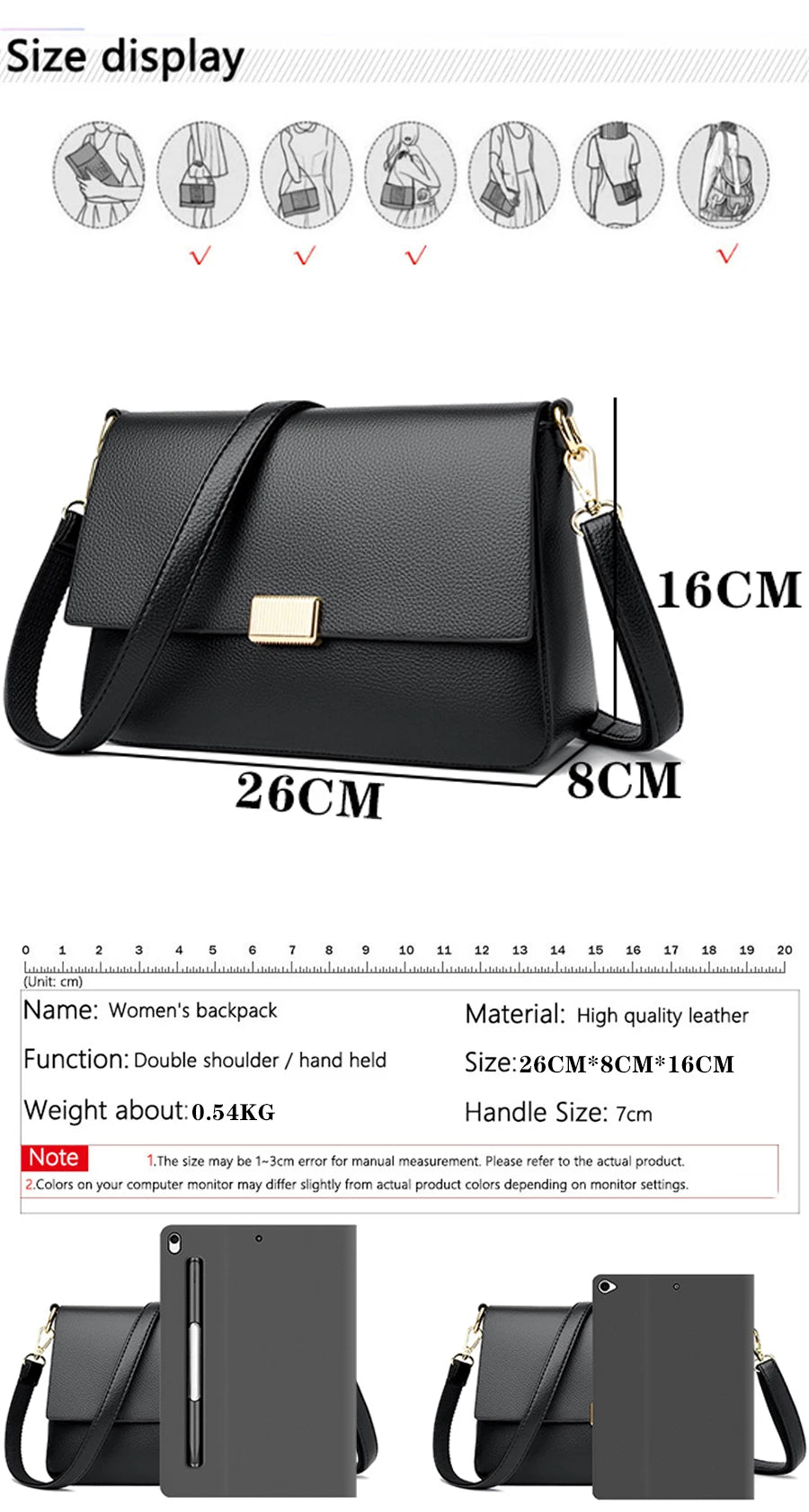2024 Crossbody Bag For Women Fashion Small PU Leather Shoulder Bags Luxury Designer Quilted Female Zipper Purse And Handbags
