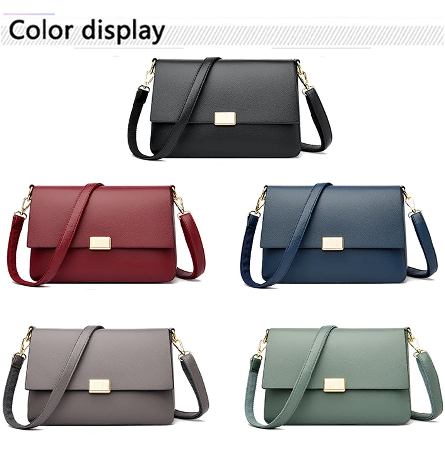 2024 Crossbody Bag For Women Fashion Small PU Leather Shoulder Bags Luxury Designer Quilted Female Zipper Purse And Handbags