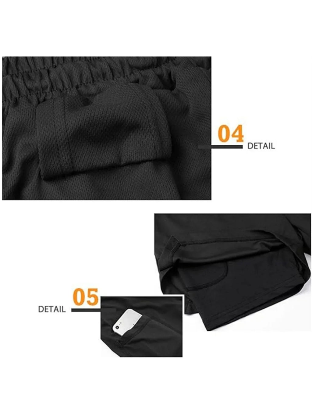 Activewear Mens 2-in-1 Athletic Short Quick-Dry Comfortable Breathable Drawstring Compression Waist Ideal for Gym Running Casual